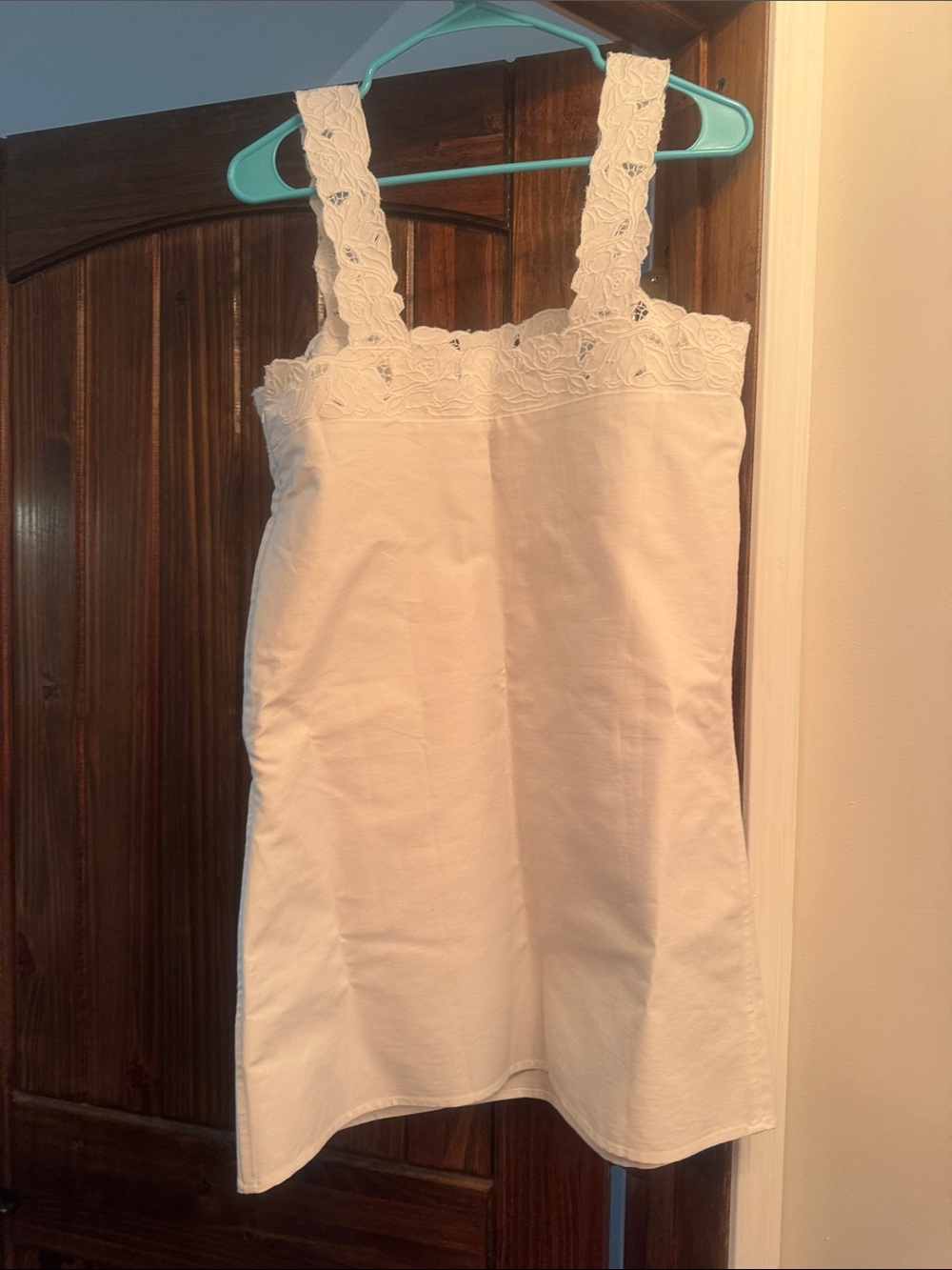 J. Crew White Lace-Trim Sundress - Picture 2 of 3